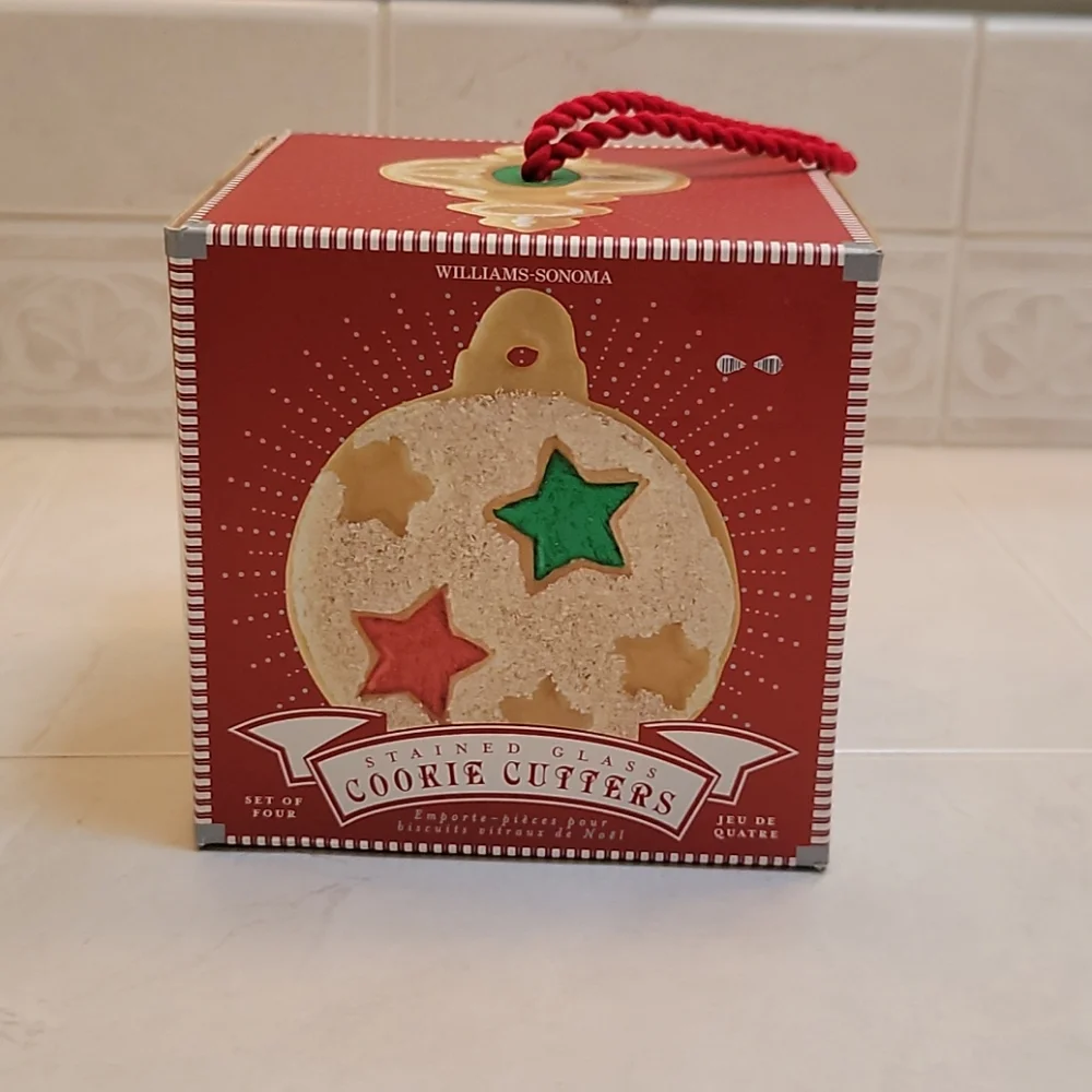 Williams-Sonoma Stain Glass Cookie Cutters NIB